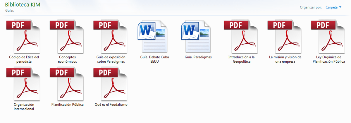 como organizar documentos en la computadora