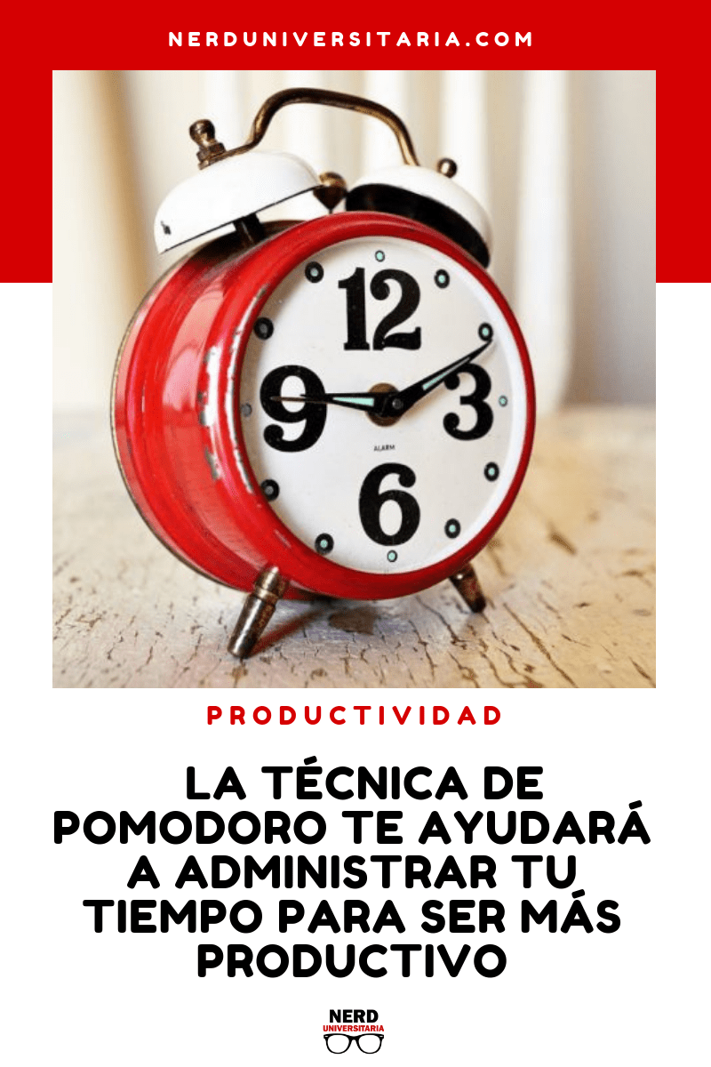 la técnica de pomodoro para ser más productivos